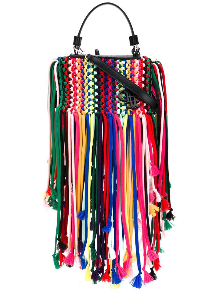 Emilio Pucci - Macrame Shoulder Bag - Women - Cotton/leather - One Size, Cotton/leather