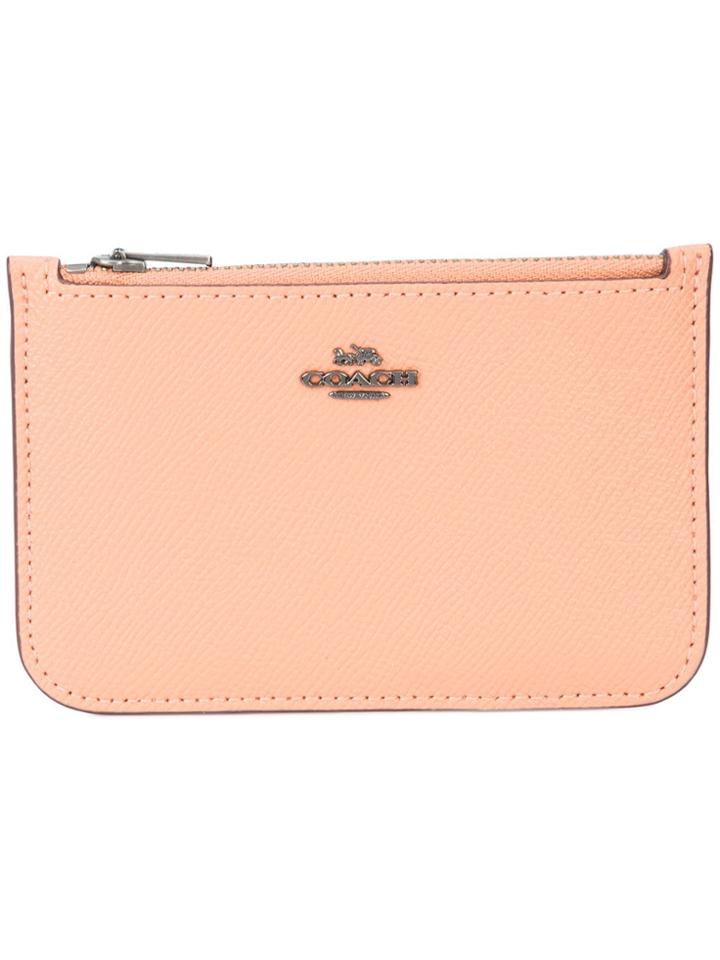 Coach Zip Top Card Case - Yellow