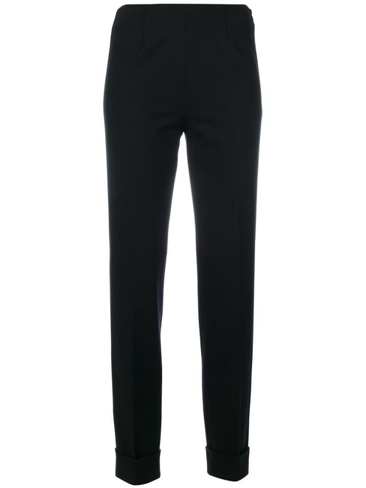 Ql2 Straight Leg Trousers - Black