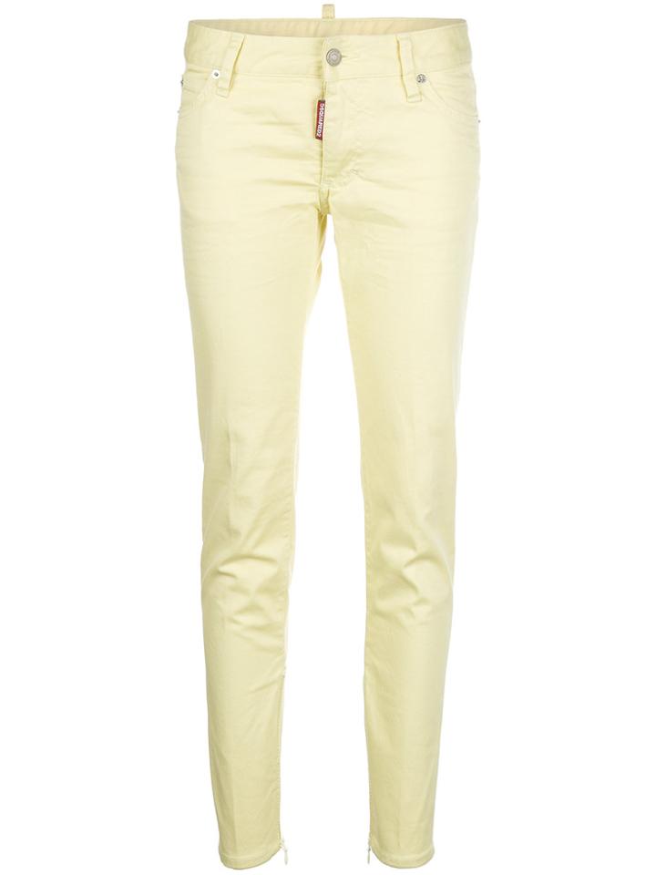 Dsquared2 Super Skinny Jeans - Yellow & Orange