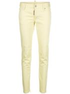 Dsquared2 Super Skinny Jeans - Yellow & Orange