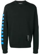 Dsquared2 Logo Sleeve Sweatshirt - Black
