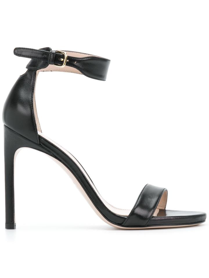Stuart Weitzman Open-toe Sandals - Black