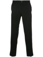 Comme Des Garçons Vintage Cropped Slim-fit Trousers - Black