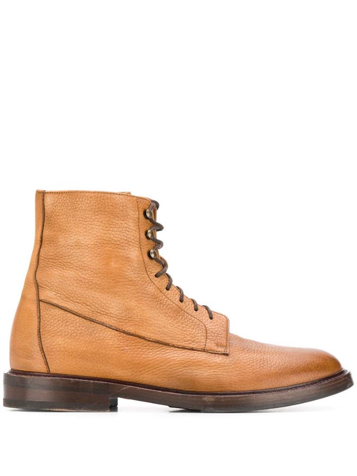 Brunello Cucinelli Lace-up Boots - Brown