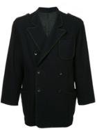 Yohji Yamamoto Pre-owned Double Breasted Blazer - Blue