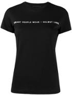 Helmut Lang Smart People T-shirt - Black