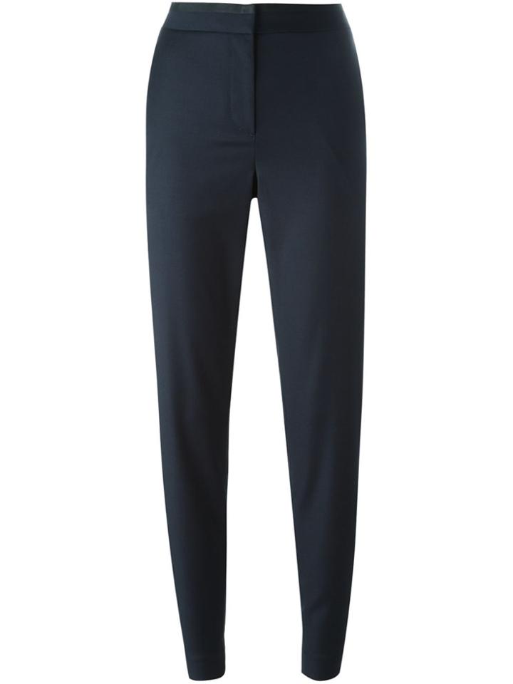Rag & Bone High Waisted Tapered Trousers - Blue