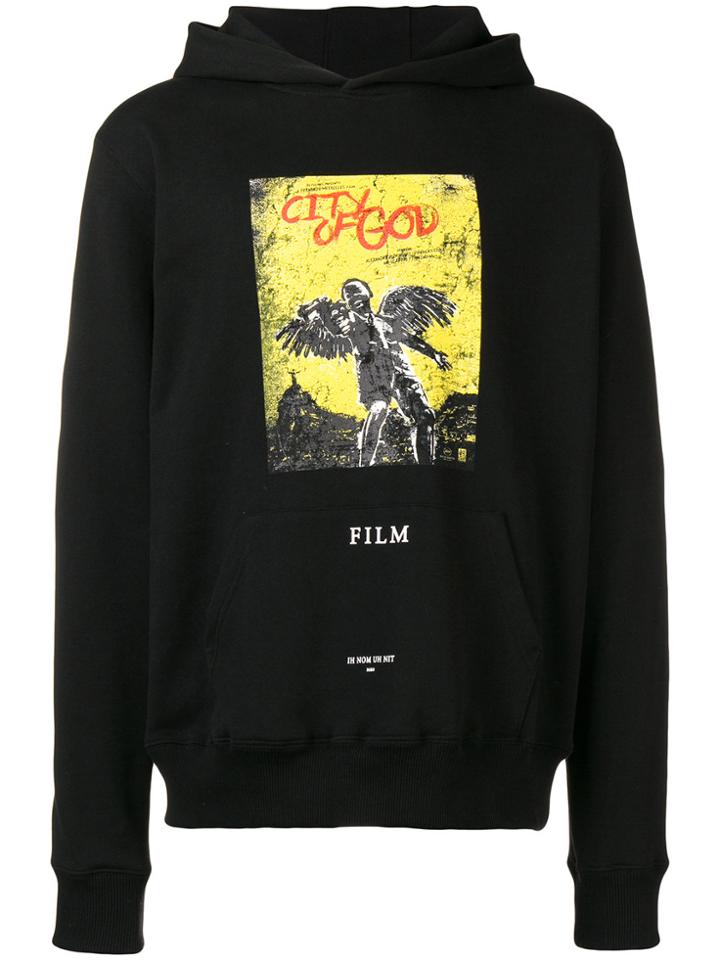 Ih Nom Uh Nit City Of God Print Hoodie - Black
