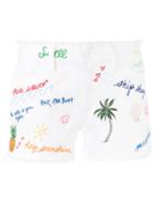 Tory Burch - Enzyme Wash Denim Shorts - Women - Cotton/polyester/spandex/elastane - 28, Women's, White, Cotton/polyester/spandex/elastane
