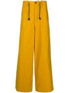 Marni Drawstring Wide-leg Trousers - Yellow