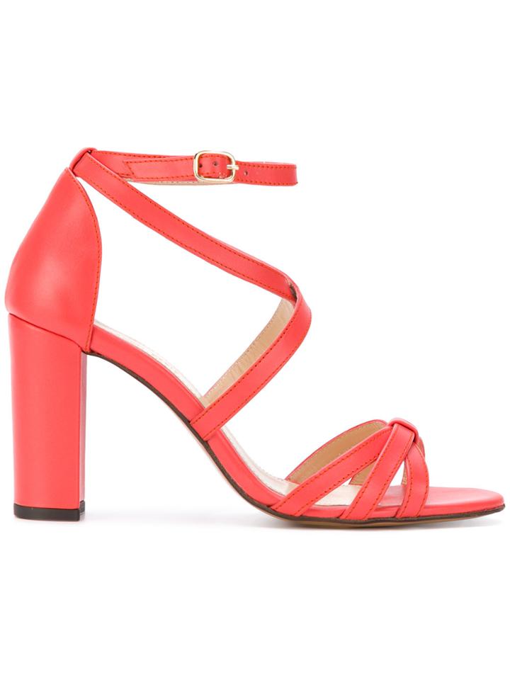 Tila March Strappy Santiago Sandals - Yellow & Orange