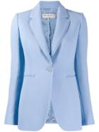 Emilio Pucci Double Lapel Tailored Blazer - Blue