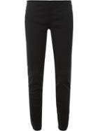 Uma Wang Tapered Slim Fit Trousers, Women's, Size: Large, Black, Linen/flax/polyamide/spandex/elastane