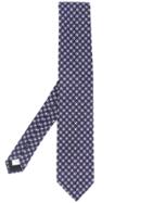 Lardini Pattern Jacquard Tie - Blue