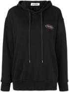 Ground Zero Tie Back Hoodie - Black