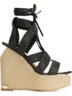 Paloma Barceló Woven Wedge Sandals