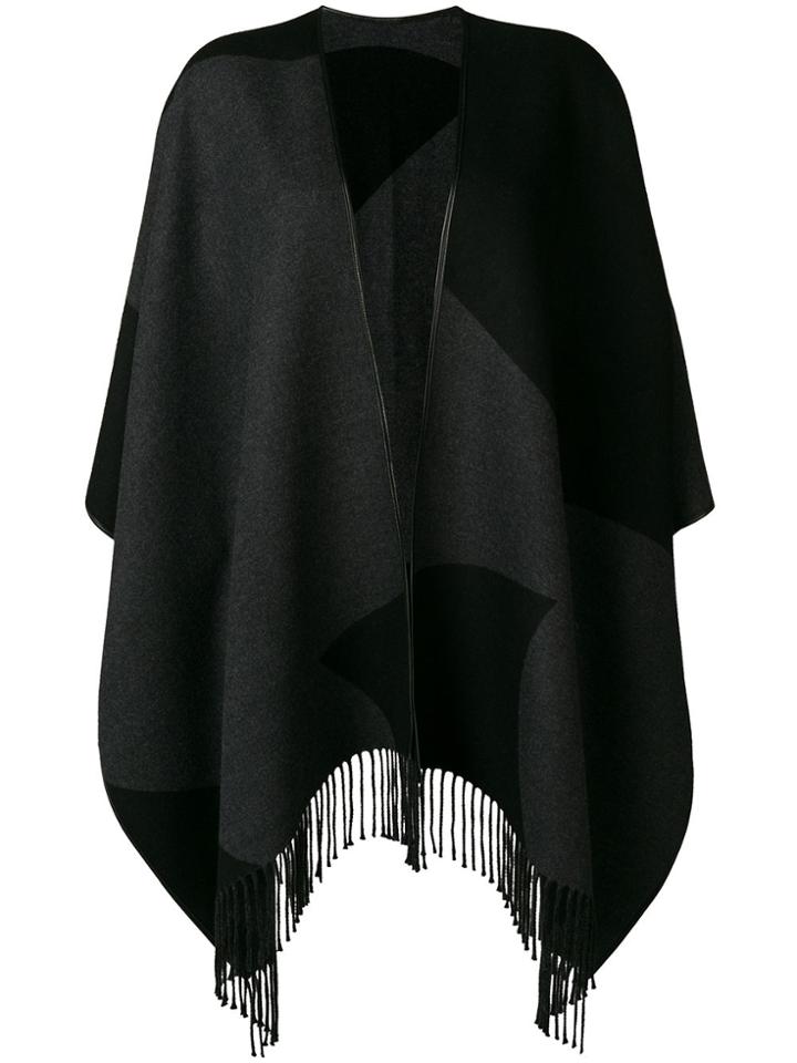 Salvatore Ferragamo Colour Block Cardigan - Black