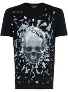 Alexander Mcqueen Skull Print Graphic T-shirt - Black