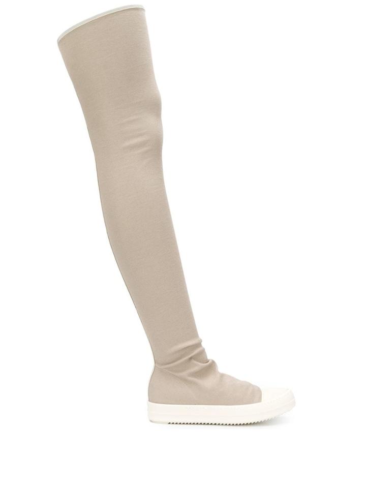 Rick Owens Drkshdw Drkshdw High Leg Boots - Neutrals
