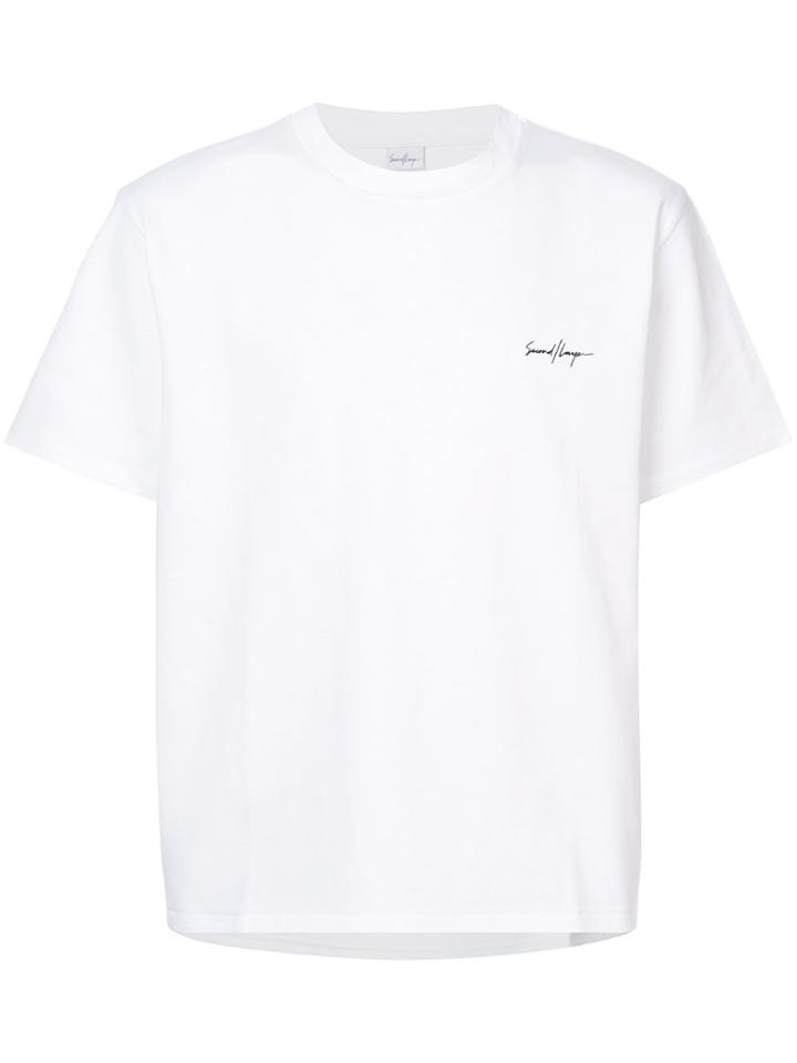 Second/layer Structured Cropped T-shirt - White