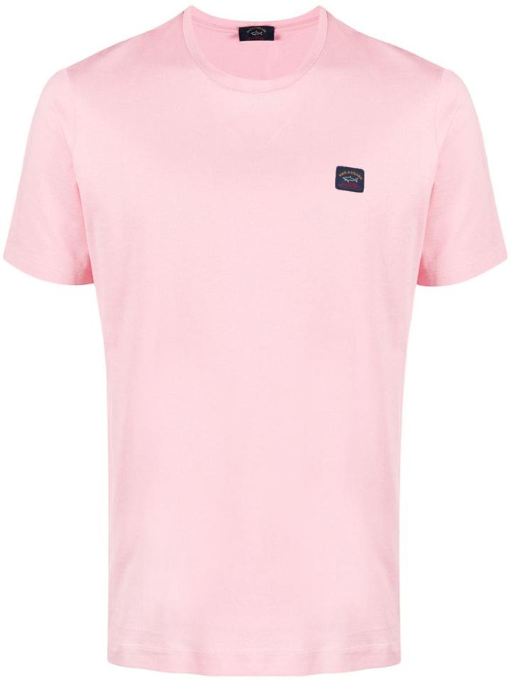 Paul & Shark Logo T-shirt - Pink