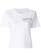 Local Authority Cropped T-shirt - White