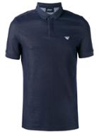 Armani Jeans - Classic Polo Shirt - Men - Cotton/polyester/spandex/elastane - S, Blue, Cotton/polyester/spandex/elastane