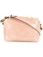 Red Valentino Studded Croc Effect Shoulder Bag - Nude & Neutrals