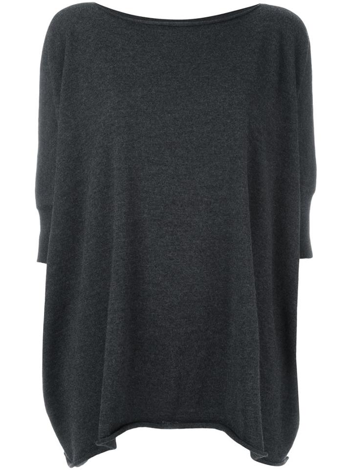 Société Anonyme Drop Shoulder Top, Women's, Grey, Merino