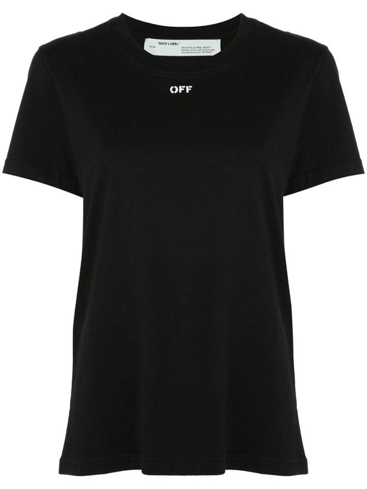 Off-white Off-white Owaa049e19b070661024 Black Bordeaux Cotton