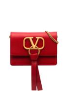 Valentino Valentino Garavani Mini V-ring Shoulder Bag - Red
