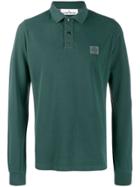Stone Island Chest Patch Polo Shirt - Green