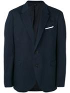 Neil Barrett - Chest Pocket Blazer - Men - Cotton/polyester/viscose - 50, Blue, Cotton/polyester/viscose