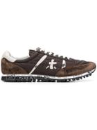 White Premiata Sean Sneakers - Brown