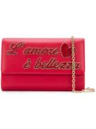 Dolce & Gabbana L'amour Clutch Bag - Red