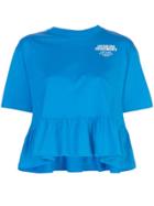 Opening Ceremony Peplum Waist T-shirt - Blue