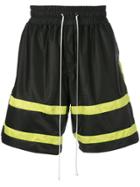 Daniel Patrick Loose Fit Gym Shorts - Black