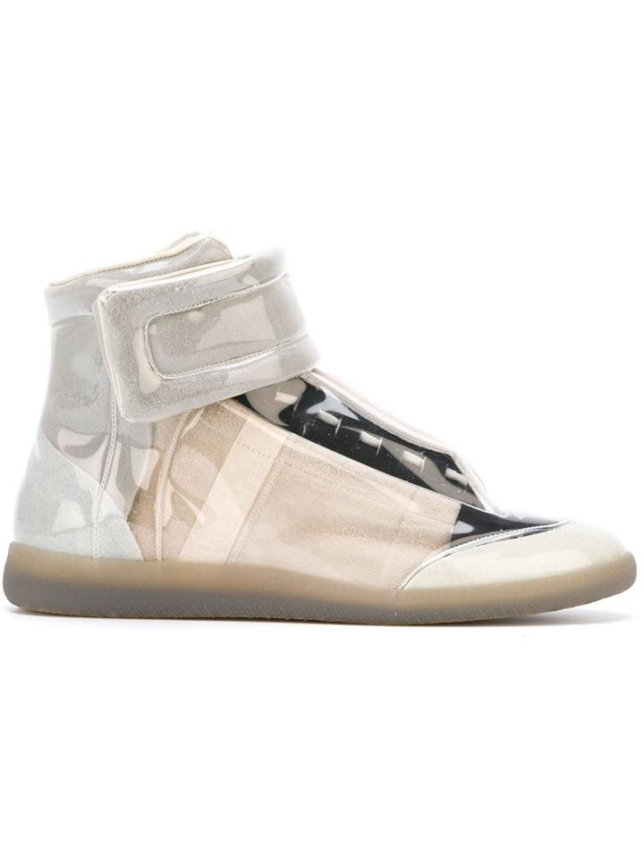 Maison Margiela Future Hi-top Sneakers, Men's, Size: 41, Grey, Leather/rubber/other Fibres