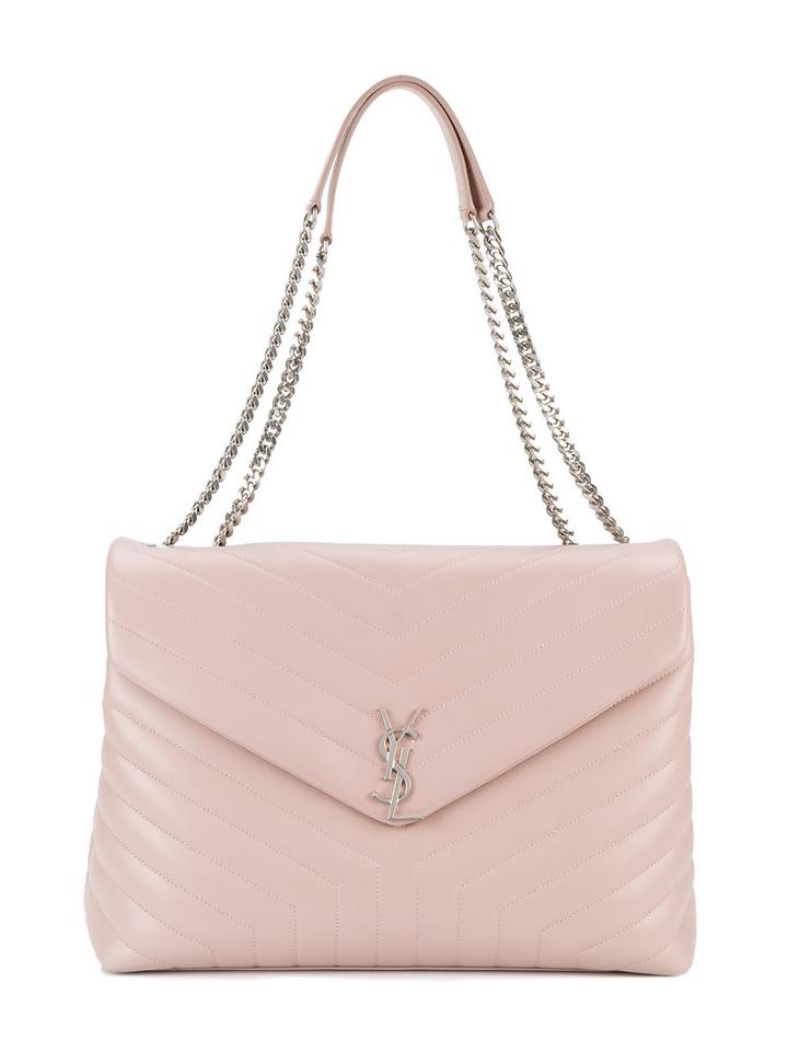 Saint Laurent - Lou Lou Shoulder Bag - Women - Leather/metal - One Size, Pink/purple, Leather/metal