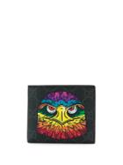Gucci Gg Supreme Eagle Print Wallet - Black