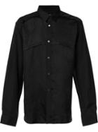 Comme Des Garçons Homme Plus Plain Shirt, Men's, Size: Small, Black, Cupro