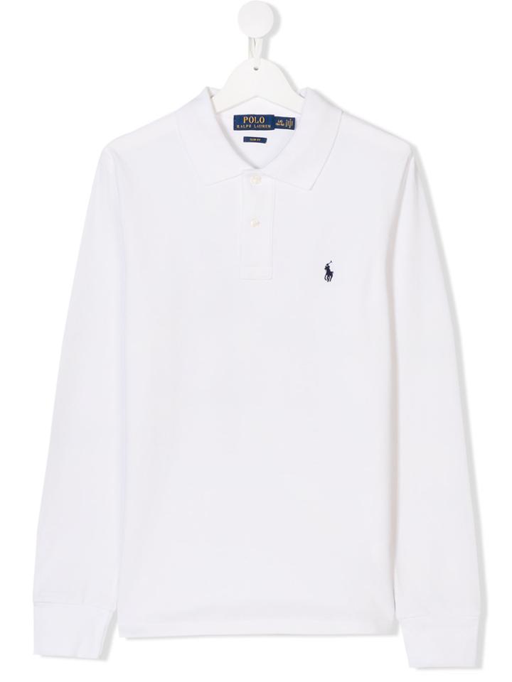 Ralph Lauren Kids Teen Classic Polo Shirt - White