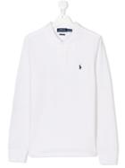 Ralph Lauren Kids Teen Classic Polo Shirt - White