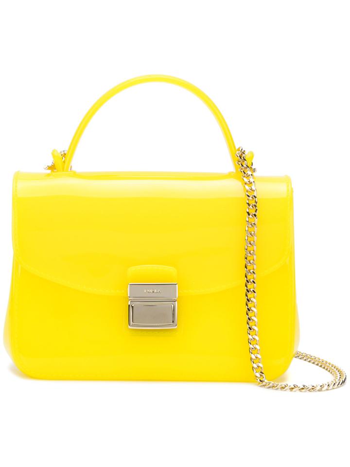 Furla Candy Sugar Mini Tote Bag - Yellow & Orange