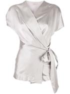 Nina Ricci Wrap Shirt - Grey
