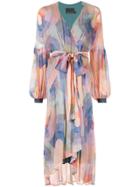 Ginger & Smart Theory Wrap Dress - Multicolour