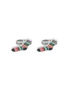 Paul Smith Rainbow Sock Cufflinks - Metallic
