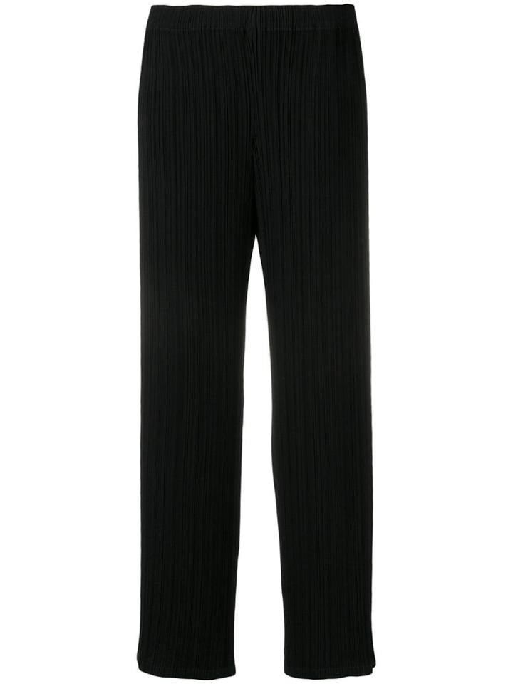 Issey Miyake Pleated Trousers - Black