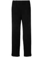 Issey Miyake Pleated Trousers - Black